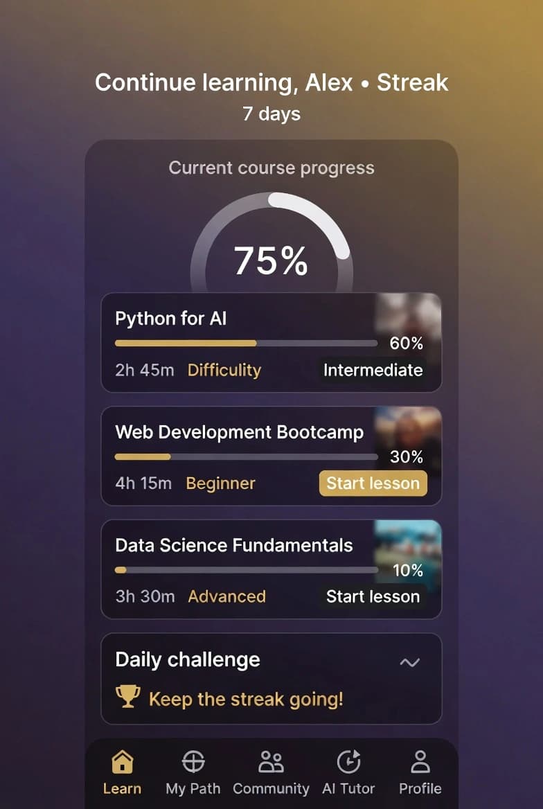 Learning App